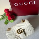 Gucci GG Marmont Small White Bag