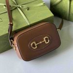 Gucci Horsebit 1955 Small Bag Brown