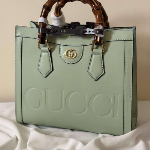 Gucci Diana Small Tote Pale Green