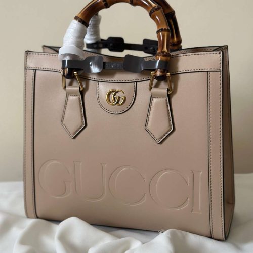 Gucci Diana Small Tote Pink Beige