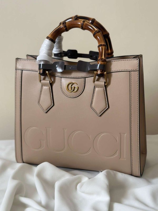 Gucci Diana Small Tote Pink Beige