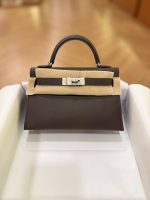 Hermes Mini Kelly 20 Ecorce Epsom Leather SHW