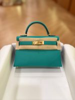 Hermes Mini Kelly 20 Vert Jade