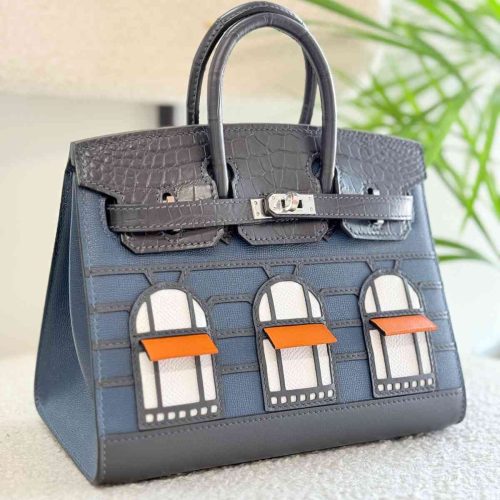 Hermes Faubourg Midnight Birkin Sellier 20 deep blue