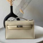 Hermes Kelly Pochette Nata Swift Leather Bag