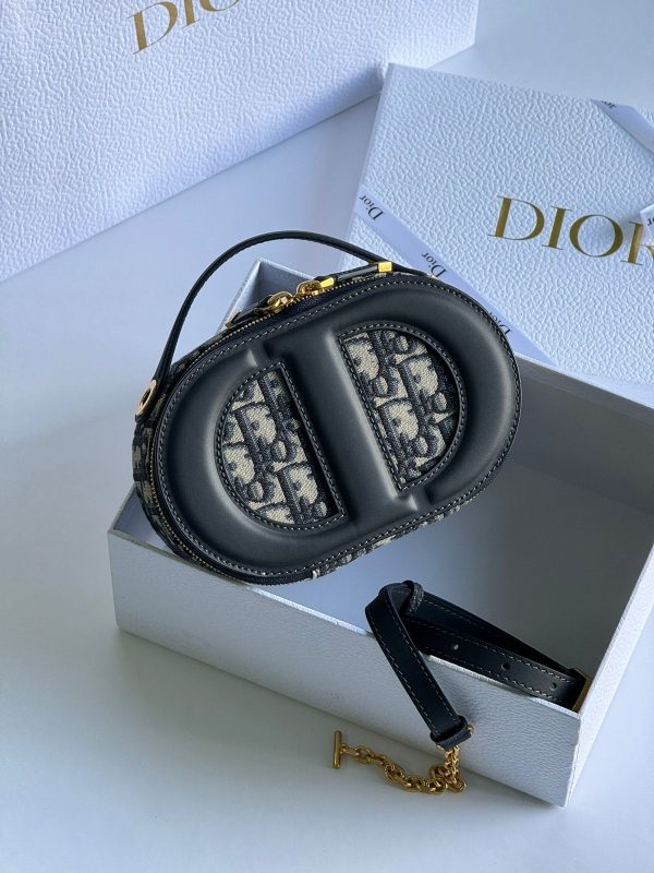 Christian Dior Oblique CD Signature Oval Crossbody Camera Bag