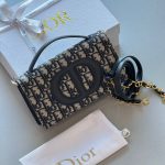 Dior CD Signature Blue Dior Oblique Jacquard Mini Bag