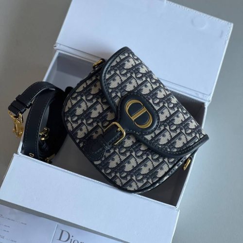 Dior Bobby East-West Blue Dior Oblique Jacquard Bag