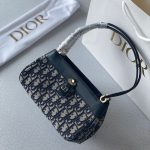 Dior Small Blue Dior Oblique Jacquard Dior Key Bag