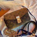 Louis Vuitton Brown Monogram Reverse Canvas Pochette Metis Bag