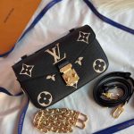 Louis Vuitton Pochette Metis East West Black/Beige Bicolor Monogram Empreinte Leather Bag