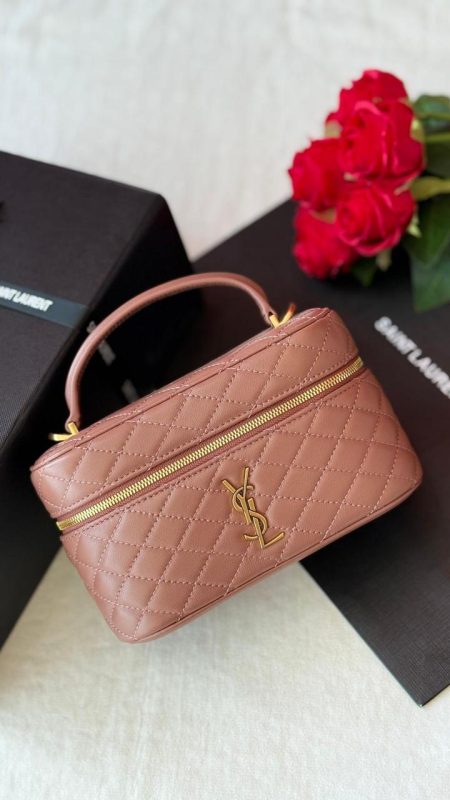 YSL Gaby Mini Vanity Bag Barely Pink