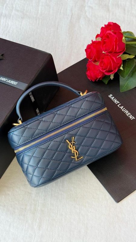 YSL Gaby Mini Vanity Bag Blue