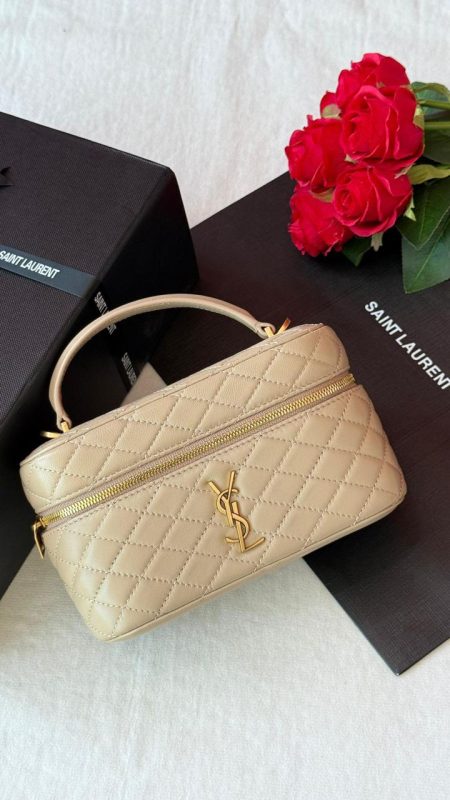 YSL Gaby Mini Vanity Bag Light Beige