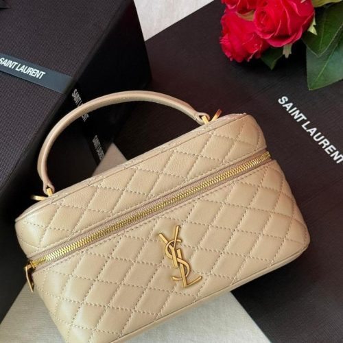 YSL Gaby Mini Vanity Bag Light Beige
