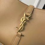 Saint Laurent Le 5 A 7 Beige Shoulder Bag In Smooth Leather - Image 4