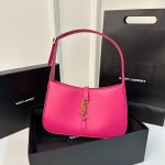 Saint Laurent Le 5 A 7 Pink Shoulder Bag In Smooth Leather - Image 3