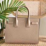 YSL Sac De Jour Nano Beige Crocodile