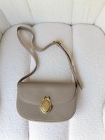 Dior Medium Beige Medaillon Flap Bag Grained Calfskin