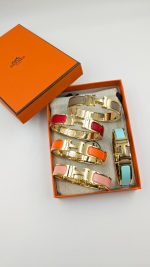 Hermes Clic H Bracelets H Toggle Clasp golden colour