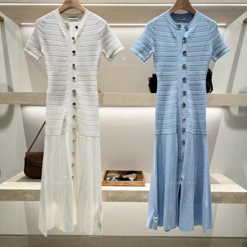 Sadaro Midi Buttoned Knitted Dress