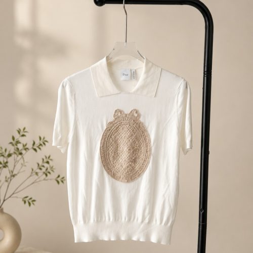 Dior Dioriviera Médaillon Short Sleeved Sweater