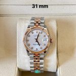 Rolex Datejust 31MM Mother of Pearl Diamond Dial Rose Gold & Stainless Steel Jubilee Bracelet