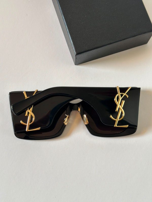 Saint Laurent SL M119 Blaze Oversized Sunglasses In Black