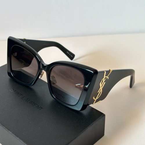 Saint Laurent SL M119 Blaze Oversized Sunglasses In Black