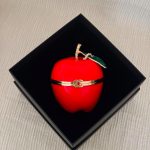 Chanel Apple Minaudière Red Chain Clutch Bag