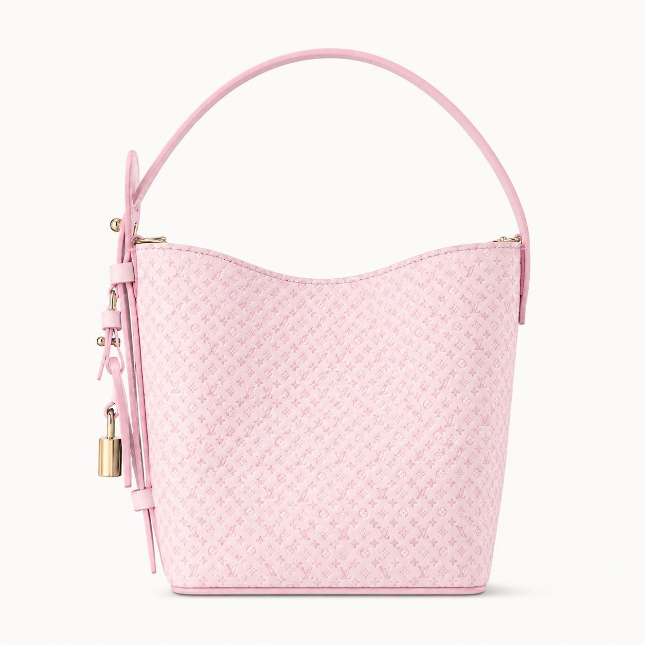 Louis Vuitton All In BB Pink Light Bliss Monogram Pattern On Calfskin Leather Louis Vuitton All In BB Pink Light Bliss Monogram Pattern On Calfskin Leather