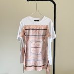 Louis Vuitton White Trunk Scarf Front T-shirt