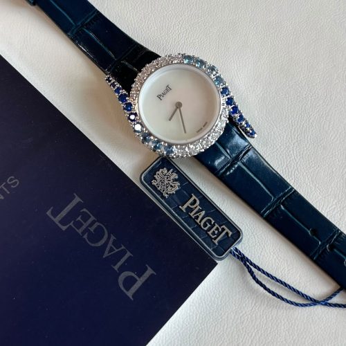 Piaget Limelight Gala Precious 26MM Blue White Diamond Cut Blue Strap Ladies Watch