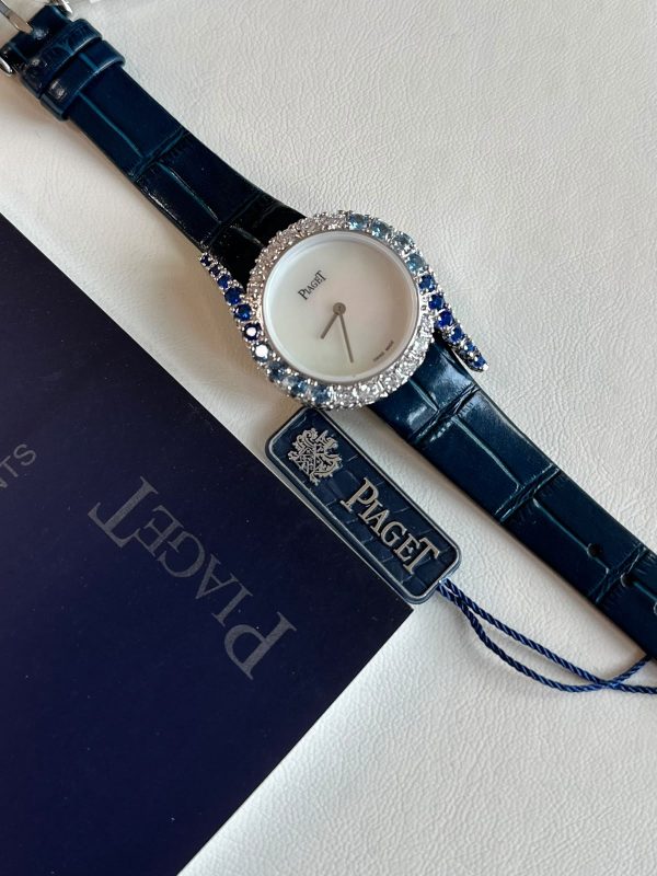 Piaget Limelight Gala Precious 26MM Blue White Diamond Cut Blue Strap Ladies Watch