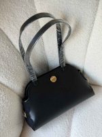 Hermès Tablier Sellier Ardoise Vache Hunter Swift & Toile Militaire Bag Gold Hardware