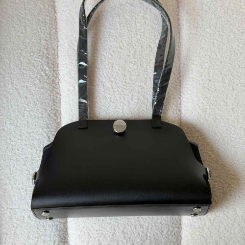 Hermès Tablier Sellier Ardoise Vache Hunter Swift & Toile Militaire Bag Silver Hardware