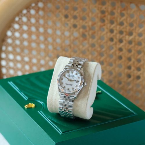 Rolex Datejust 31mm Mother Of Pearl Diamond Dial Ladies Watch