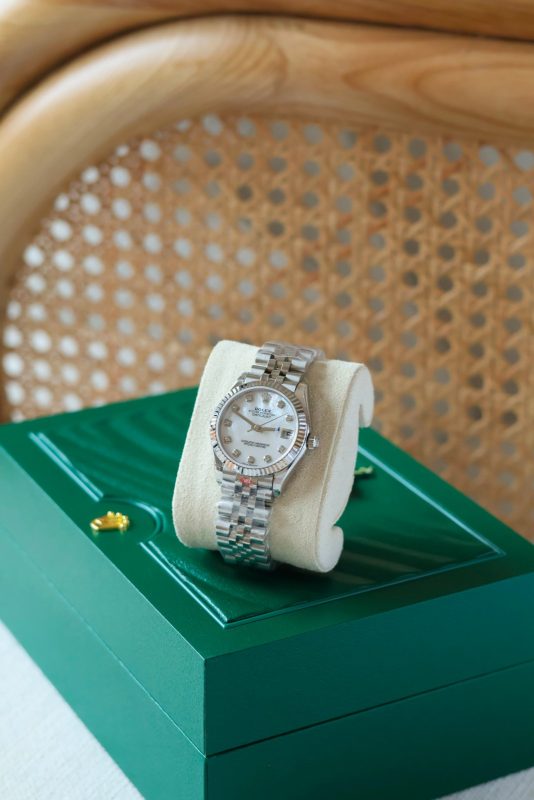 Rolex Datejust 31mm Mother Of Pearl Diamond Dial Ladies Watch