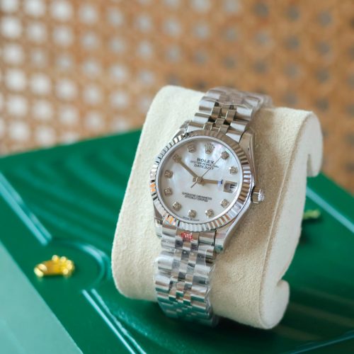Rolex Datejust 31mm Mother Of Pearl Diamond Dial Ladies Watch