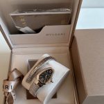 Bvlgari Serpenti Tubogas 35MM Two-Tone Rose Gold Black Dial Women’s Wristwatch