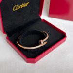 Cartier Juste Un Clou Diamond Bracelet Rose Gold