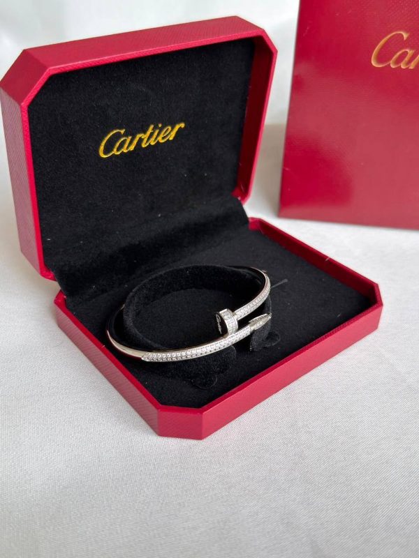 Cartier Juste Un Clou Diamond Bracelet White Gold