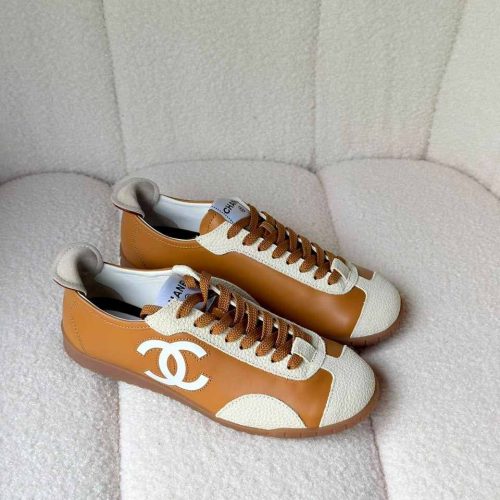 Chanel 26P suede sneakers brown