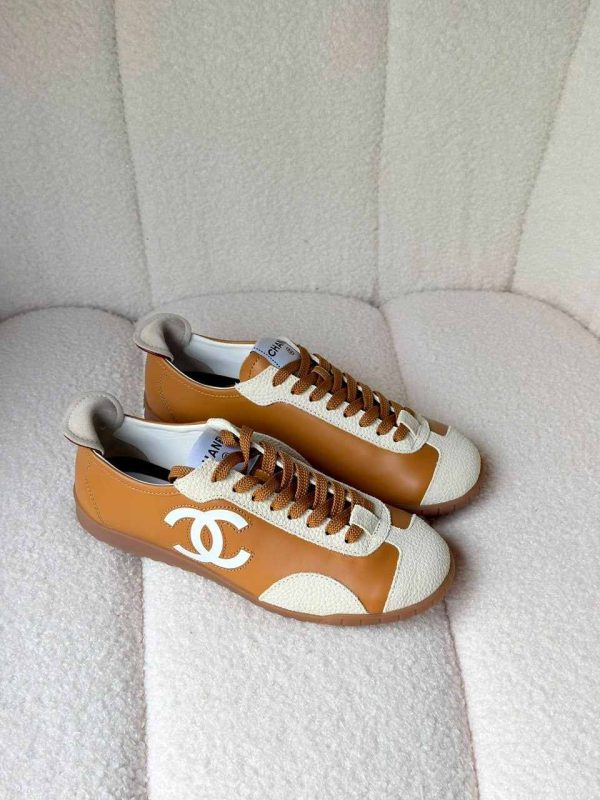 Chanel 26P suede sneakers brown