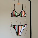 Chanel Striped Multicolour Coco Beach Bikini