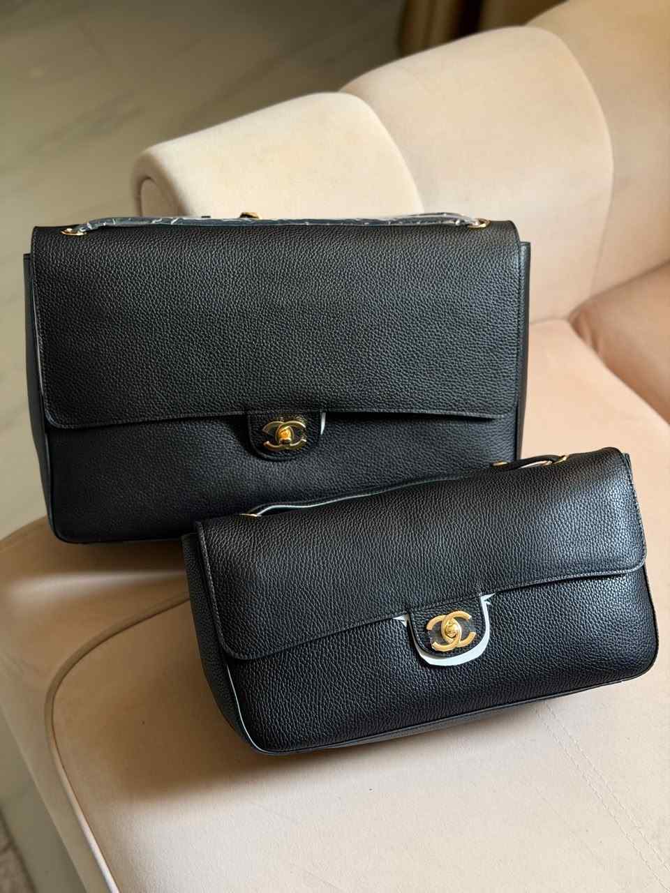 Chanel grained calfskin souplissimo flap bag black Chanel grained calfskin souplissimo flap bag black