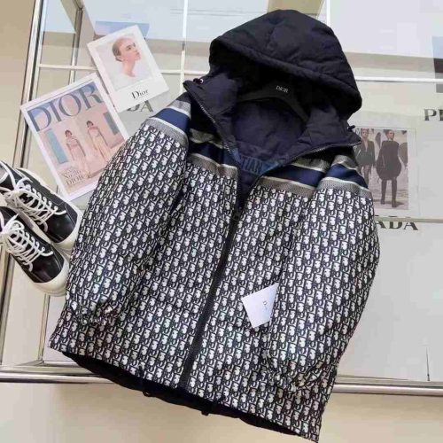 Christian dior oblique reversible puffer jacket
