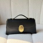 Dior Medaillon pouch black smoth calfskin
