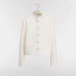 Dior virgin wool cropped jacket ecru
