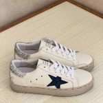 Golden goose blue glitter superstar sneakers
